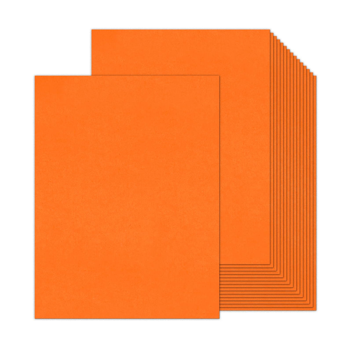 Orange Construction Paper 100 Sheets 80lb Cardstock Paper 8.5 x 11, Goefun Halloween Orange Cardstock for Christmas, Crafts, DIY Cards