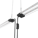 APICDOM LED Grow Light Full Spectrum Light Linkable 5000K Daylight + 660nm Red Indoor Plant Lighting Fixture (2 FT)