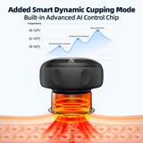 Ambfina 2 Electric Cupping Therapy Set, 5-in-1 Smart Cupping kit with Red Light Therapy, Gua Sha Massage Tool, Relieves Neck Shoulder Back Aches Muscle Soreness, Improves Blood Circulation