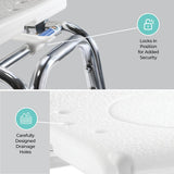 Sliding Shower Transfer Bench Transfer Bench For Bathtub Shower Chair For Inside Shower Shower Chair For Elderly And Disabled Adjustable Height Shower Bench Holds Weight Up To 400 Lbs FSA/HSA Eligible