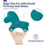 hahaland Baby Toys 0-6 Months - Baby Rattles Teething Toys 3-6 Month, Infant Toys 6-12 Months, Teether Grasping Shaker Toy 3 4 5 6 Month Old Must Haves Neutral Gifts Christmas Baby Stocking Stuffers