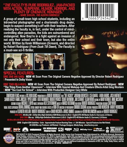 The Faculty - Collector's Edition 4K Ultra HD + Blu-ray [4K UHD]