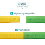 2 Pack Color Hoop - Size & Length Adjustable, Plastic Toys for Adults & Party Games, Gymnastics & Dog Agility Equipment, Christmas Wreath