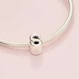 PANDORA Letter S Alphabet Charm - Compatible Moments - Gift for Her - Made with Sterling Silver - with Gift Box