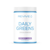 Revive MD Daily Green Powder Superfood (Fresh Berry) - Supergreens Powder to Support Energy Levels - Green Juice That Improves Fiber Intake - Vegetable Supports Digestion and Gut Health