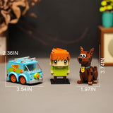 Halloween Horror Action Figure Building Toys Compatible with Lego for Adults,Christmas Decor Toy Car for Moive Fan,Ideas Gift for Kids 8-14 Years and UP 399 Pcs