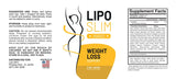 LIPO SLIM Official Drops - Daily Liquid Supplement - Advanced Formula for Natural Metabolism & Energy Support, LipoSlim for Overall Health & Wellness. One 60ml Bottle for 1 Month