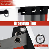 Tyrot Red Black 100% Blackout Curtains for Bedroom 84 inch Long 2 Panels Set Modern Abstract Geometric Black Out Living Room Curtains Christmas Red Thermal Room Darkening Window Drapes, 52Wx84L