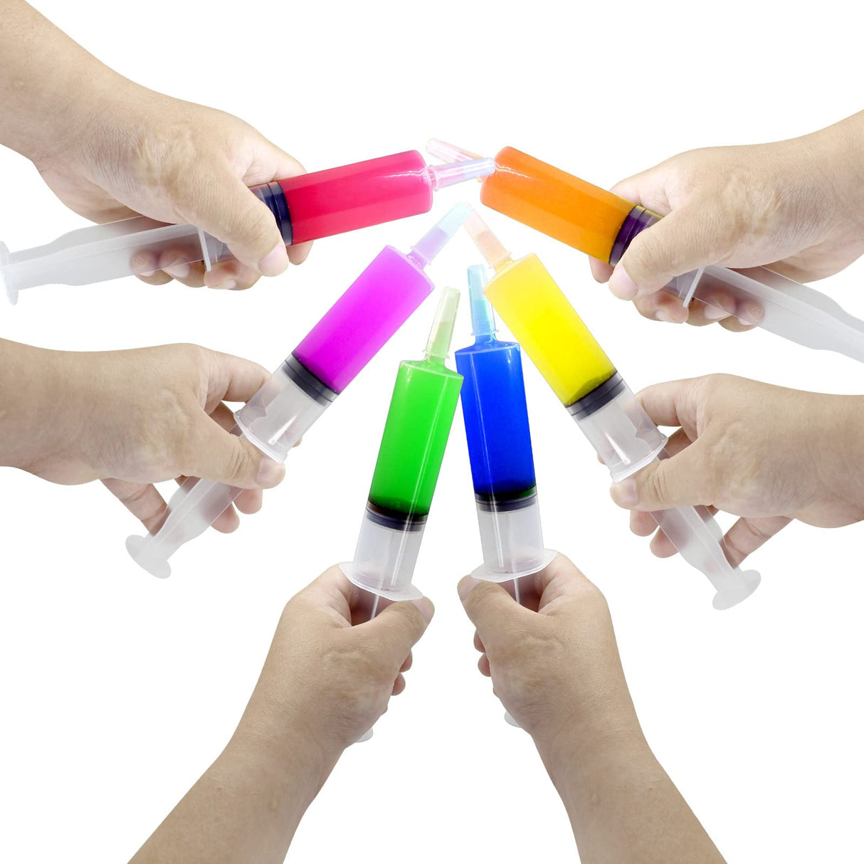 30 Pack Party Jello Shot Syringes - 2 oz Plastic Syringes for Jello Shots, Reusable for Halloween, Christmas, Thanksgiving Party Favors