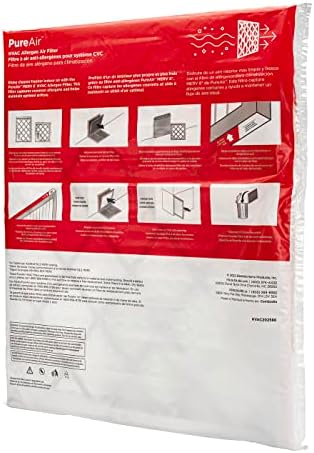 Frigidaire PureAir® 20x25x1 MERV 8 Allergen Electrostatic Pleated Air Conditioner HVAC AC Furnace Filters - 6 Pack (exact dimensions 19.81 X 24.81 X 0.81)