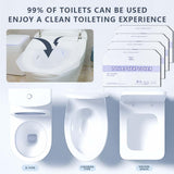 KISEER 4 Pack (1000 Pieces) Disposable Toilet Seat Covers Flushable Paper Toilet Seat Cover for Bathroom, Hotels, Travel, Kids or Adults