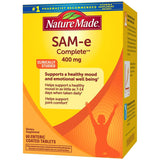 Nature Made SAM-e Complete 400 mg. Tablet (Helps Support Healthy Mood & Joint Comfort) 60 Count