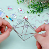 DIY Suncatcher Kit, 400pcs Crystal Sun Catchers Ornament Making Supplies Arts and Crafts Kits for Adults Indoor Windows Hanging Prism Garden Office Home Decor Gifts for Women Birthday Mother's Day