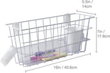 HealthSmart Durable Walker Accessories Basket For Walker | No Tools Needed | Secure Cup Holder & Tray | Walker Accessories Bag - Easy Installation Walker Basket For Folding Walker | 16x5.5x7 inches