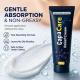 Original Capacare Neuropathy Relief Cream, Neurosoothe Formula Nerve Cream, Contains Capsaicin, Arnica, Menthol, Msm, and Glucosamine, Suitable for Feet, Hands, Legs, Muscles, Joints and Waist 100g