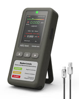 AEGTEST HOUND-1011 Portable Radon Detector for Home, Lightweight, High-Accuracy Sensor, 45-Day Monitoring, Easy-to-Use Radon Tester, Short- & Long-Term in pCi/L or Bq/m³ for Basement – Gray
