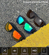 KALIYADI Polarized Sunglasses for Men, Lightweight Sun Glasses with UV Protection for Driving Fishing Golf