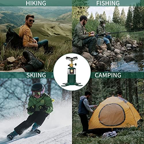 KOMAN Camping Propane Stove,Portable Camping Stove, Backpacking Stove Propane Camping Stove,10000BTU Single Burner Propane Stove for Outdoor Cooking,Fuel by 16 Oz Propane Cylinder (Fuel not Included)