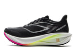 LI-NING FEIDIAN 5 Challenger Women's Running Shoes Boom Fiber Lightweight Breathable Non-Slip Racing Sneakers Black/Standard White US 6