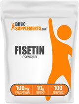 BulkSupplements.com Fisetin Powder - Nutritional Supplement, Fisetin 100mg, Antioxidants Source - Pure & Gluten Free, 100mg per Serving, 10g (0.35 oz) (Pack of 1)