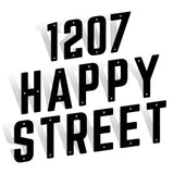 10 Inch 5 PCS Custom Metal House Numbers, Metal Address Numbers, Modern Black House Number for Outside, Outdoor Address Number for Apartment Home Street Office Mailbox