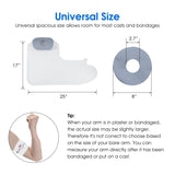 COMFYTHERA Waterproof Arm Cast Cover for Shower Wound Protector Bath Adult Watertight Cast Bag Showering for Surgery Bandage Broken Hand,Wrist,Finger, Elbow Reusable Durable (C-Long Arm-M)