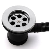 Chrome Retainer Bath Tub Waste Drain with Brass Plug & Overflow and Ball Chain