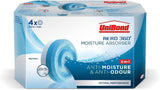 UniBond AERO 360° Moisture Absorber Neutral Refill Tab, ultra-absorbent and odour-neutralising, for AERO 360° Dehumidifier, Condensation Absorbers, (4 x 450g)
