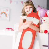 Dalmao 36 inch Orange Fox Stuffed Animal, Soft Long Pillow, Giant Cute Fox Body Pillow Plushies Toy Gift for Kids, Boys Birthday, Halloween, Christmas