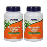 Now Foods Boswellia Extract 500 mg Softgels, 90 Count x 2