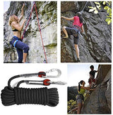 Static Climbing Ropes 35FT,50FT,100FT,150FT,200FT,250FT(Diam 10mm,16mm)