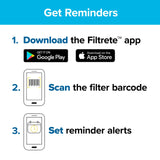 Filtrete 16 x 25 x 1 AC Furnace Air Filter, MERV 14, MPR 2800, Ultrafine Particle Premium Filter, 3-Month Pleated 1-Inch Electrostatic Air Cleaning Filter, 2-Pack (Actual Size 15.719x24.719x1 in)
