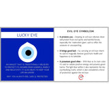 Evil Eye Choker Necklace, Adjustable Black String for Men Women Teens