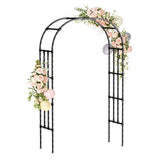 4.9x8.5FT Garden Arch Trellis for Climbing Plants Outdoor