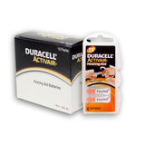 Duracell Hearing Aid Batteries Size 13 Pack of 60 batteries (10 pack of 6 each) 1.45V