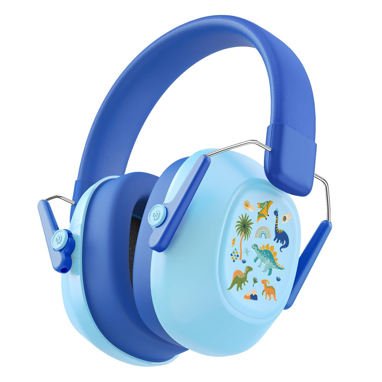iClever Noise Cancelling Headphones for Kids, SNR 29dB Safety Noise Reduction Ear Muffs for Autism Sensory &Concentration Aid, Ear Hearing Protection for Fireworks/Event/Monster Truck, Dinosaur