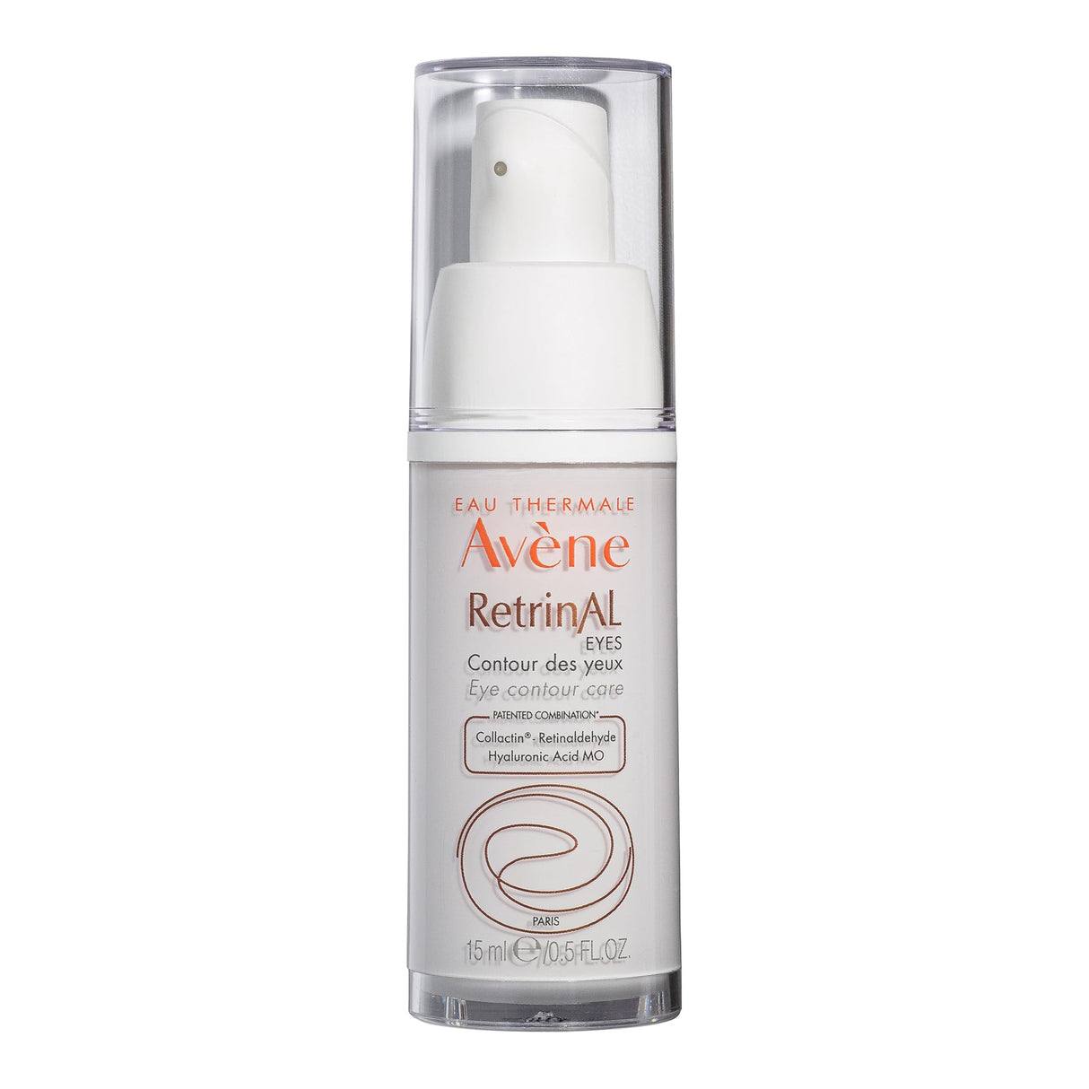 Avène RetrinAL EYES, Retinaldehyde & Hyaluronic Acid MO, Reduce the Appearance of Fine Lines, Puffiness, Dark Circles, 0.5 Oz