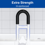 Adjustable Bathtub Safety Rail: Shower Grab Bar Handle for Seniors, Elderly, and Disabled, Fits 3 to 7 Inch Tub Walls, Bathroom Safety Bars with Non-Slip Grip, Supports 300 lbs