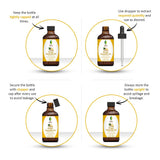 SVA Ginger Essential Oil – 4 Fl Oz – 100% Natural Ginger Oil - for Diffuser, Hair Care, Face, Skin Care, Aromatherapy, Scalp and Body Massage, Soap and Candle Making – with Dropper