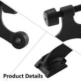 HOME MASTER HARDWARE Hinge Pin Door Stopper, 12 Pack Matte Black Adjustable Heavy Duty Door Stop with Cushioned Plastics Bumper Tips for Durable Use