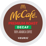 McCafe Premium Roast Decaf Coffee, K-Cup Pods, 96 Count