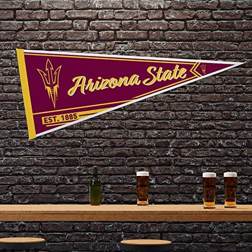 Rico Industries NCAA Classic 12" x 30" Felt Wall Décor Pennant - Great for Home/Bed Room/Man Cave Décor