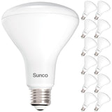 Sunco 12 Pack BR30 Light Bulbs LED, Recessed Can Light Bulbs, Indoor Flood Bulb, 850 LM, 11W (65W Equivalent), 2700K Soft White, Dimmable, E26 Base, for Home, Kitchen, Bedroom UL