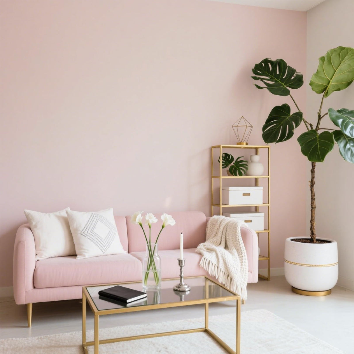 Yancorp 16"x394" Matte Pink Contact Papaer Peel and Stick Wallpaper Vinyl Wrap Countertop Wallpapers Waterproof for Cabinets Drawers Bedroom Kitchen Self-Adhesive Wallpaper