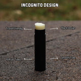 Beef Tallow Lip Balm 100% Grass Fed & Organic, Animal Based Skincare, Carnivore Beauty, Natural Hydrating (4 Pack), Black