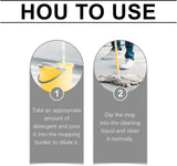 BIJIELAODIAO Mop Soap Brazilian Waves, Mop Soap Scented, Highly Scented Mop Soap, Floor Cleaner For Mopping, Multi-purpose Cleaner Liquid Pet-friendly Mop Cleaner Soap (2PCS)