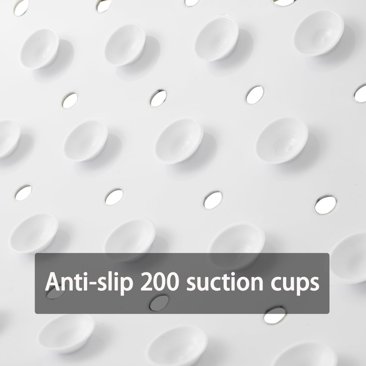 YINENN Bath and Shower Safety Mats 40x16 inch, Non Slip with Suction Cups for Bathroom Stall and Tub Floor, Extra Large and Machine Washable, Drain Holes Keep Bathtub Clean, Colored Dogs