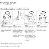 Michael Todd Beauty - Sonicsmooth – SONIC Technology Dermaplaning Tool - 2 in 1 Women’s Facial Exfoliation & Peach Fuzz Hair Removal System with 8 Weeks of Dermaplaning Blades