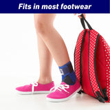 Neo-G Ankle Brace for Kids - Support For Juvenile Arthritis Relief, Joint Pain, Ankle Injuries, Gymnastics, Basketball, Volleyball - Adjustable Compression - Class 1 Medical Device - 1 Size - Blue