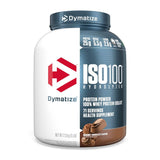 Dymatize ISO100 Whey Protein Powder Isolate, Gourmet Chocolate, 25g of Protein, 5 Pound, 5.5g BCAAs, Less Than 120 Cal., Gluten Free, 1g Fat, 1g Sugar, 2g Carb (71 Servings)